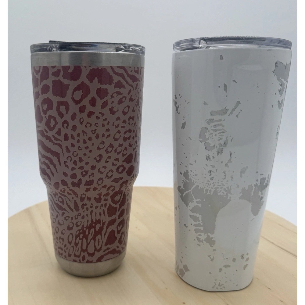 Corkcicle 24oz Leopard Print Tumbler Magellan Outdoors‎ White 30oz Insulated Lot